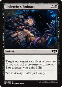Undercity's Embrace (Ravnica Allegiance) Light Play Foil