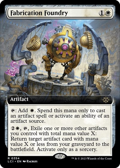 Fabrication Foundry (Extended Art) (The Lost Caverns of Ixalan) Light Play