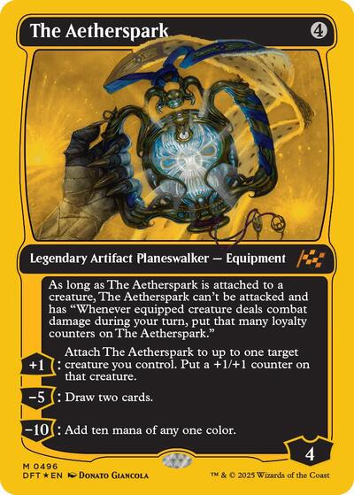The Aetherspark (First-Place Foil) (Aetherdrift) Near Mint Foil