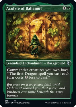 Acolyte of Bahamut (Foil Etched) (Commander Legends: Battle for Baldur's Gate) Near Mint Foil