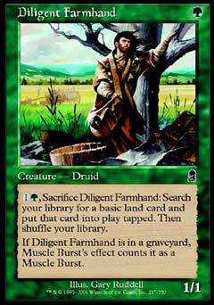 Diligent Farmhand (Odyssey) Light Play