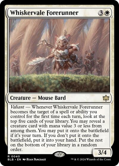Whiskervale Forerunner (Bloomburrow) Near Mint Foil