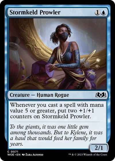 Stormkeld Prowler (Wilds of Eldraine) Near Mint Foil