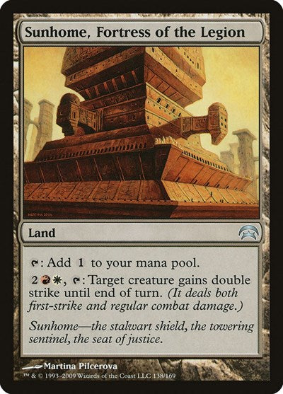 Sunhome, Fortress of the Legion (Planechase) Light Play