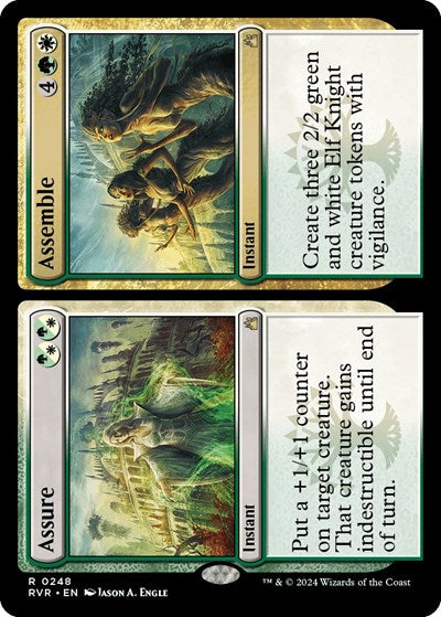 Assure / Assemble (Ravnica Remastered) Light Play Foil