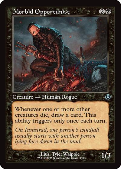 Morbid Opportunist (Retro Frame) (Innistrad Remastered) Light Play