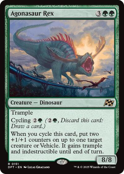 Agonasaur Rex (Aetherdrift) Near Mint Foil