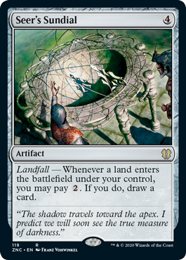 Seer's Sundial (Commander 2020 Zendikar Rising) Light Play