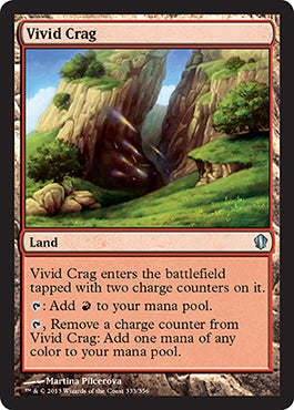 Vivid Crag (Commander 2013 Edition) Light Play