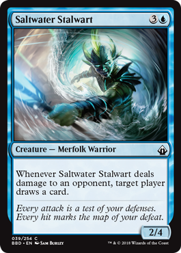 Saltwater Stalwart (Battlebond) Light Play Foil