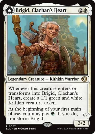 Brigid, Clachan's Heart (Lorwyn Eclipsed) Near Mint Foil