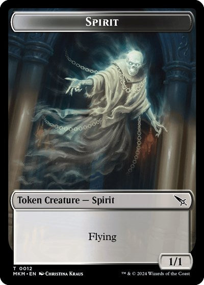 Spirit Token (Murders at Karlov Manor) Near Mint
