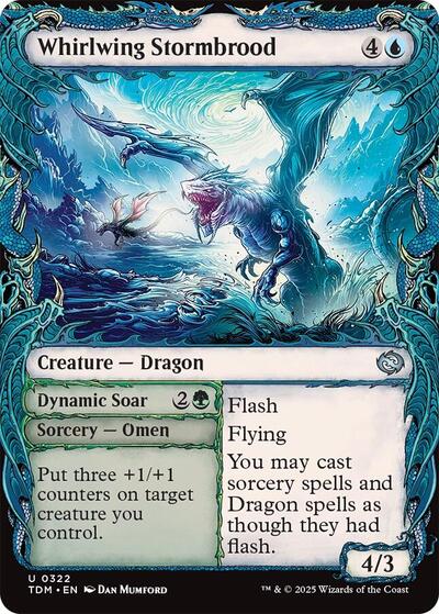 Whirlwing Stormbrood (Showcase) (Tarkir: Dragonstorm) Near Mint