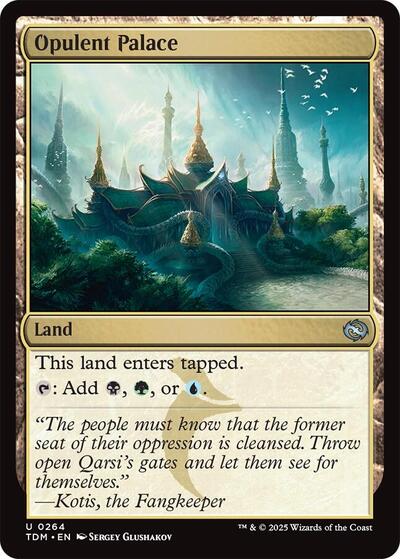 Opulent Palace (Tarkir: Dragonstorm) Near Mint Foil