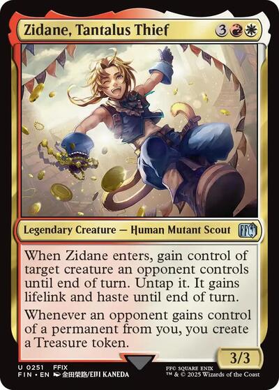 Zidane, Tantalus Thief (Universes Beyond: FINAL FANTASY) Near Mint Foil