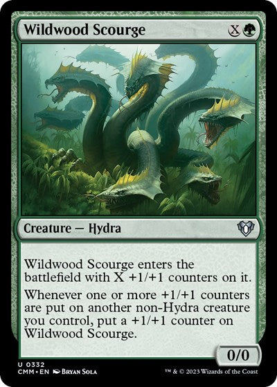 Wildwood Scourge (Commander Masters) Near Mint Foil