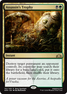 Assassin's Trophy (Guilds of Ravnica) Light Play