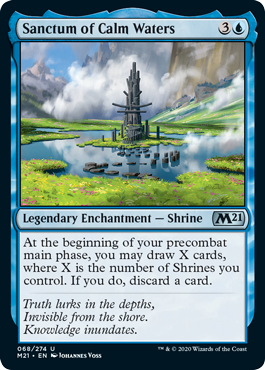 Sanctum of Calm Waters (Magic 2021 Core Set) Near Mint