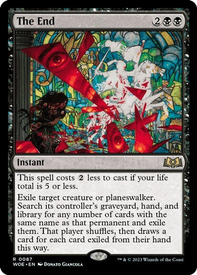 The End (Wilds of Eldraine) Near Mint Foil