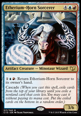 Etherium-Horn Sorcerer (Commander 2015) Light Play