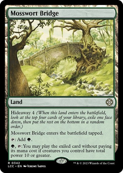 Mosswort Bridge (Commander: The Lost Caverns of Ixalan) Light Play