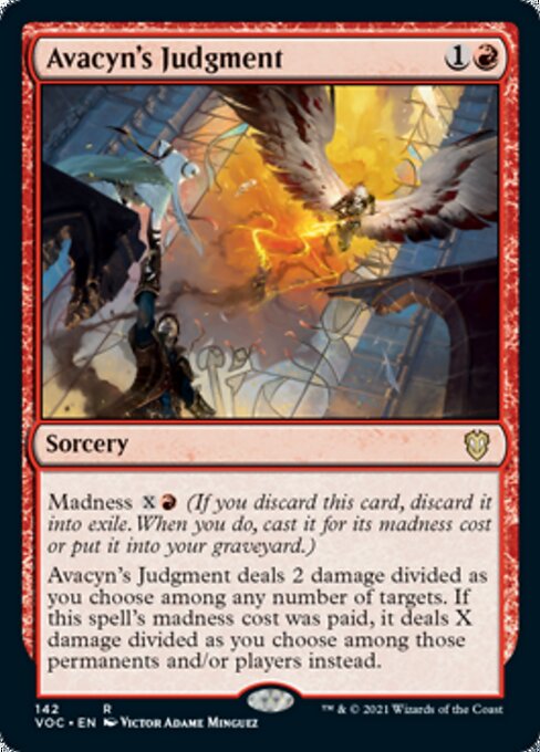 Avacyn's Judgment (Commander 2021 Crimson Vow) Light Play