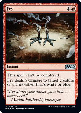 Fry (Magic 2020 Core Set) Light Play