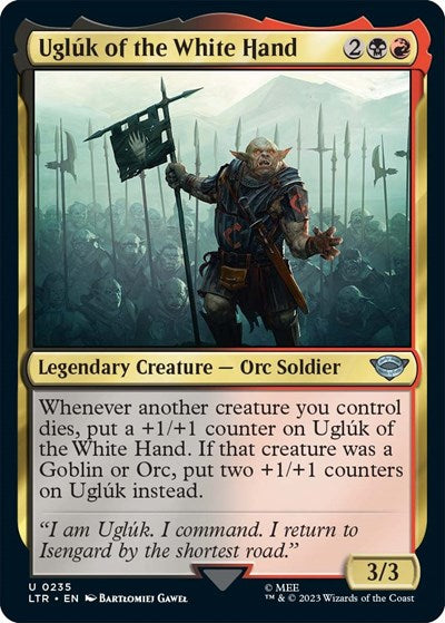 Ugluk of the White Hand (Universes Beyond: The Lord of the Rings: Tales of Middle-earth) Near Mint Foil