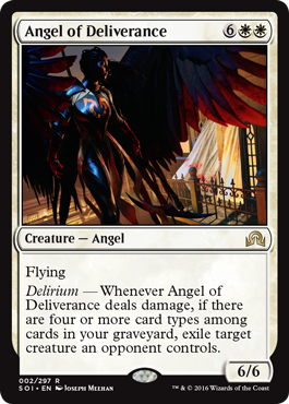 Angel of Deliverance (Shadows Over Innistrad) Light Play Foil