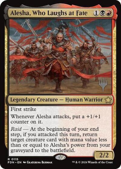 Alesha, Who Laughs at Fate (Promo Pack: Aetherdrift) Near Mint