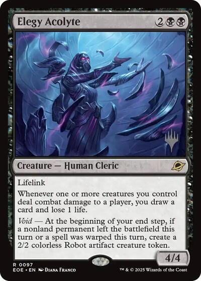 Elegy Acolyte (Promo Pack: Edge of Eternities) Near Mint