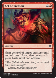 Act of Treason (Khans of Tarkir) Light Play