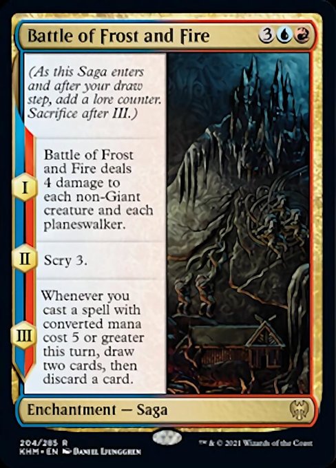 Battle of Frost and Fire (Kaldheim) Near Mint