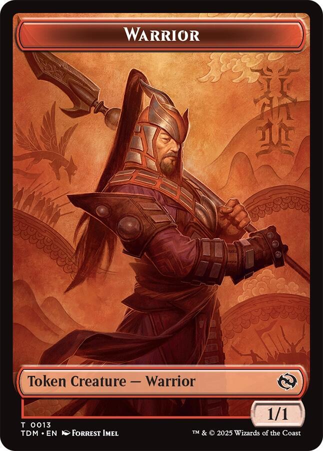 Elemental (0017) // Warrior Double-Sided Token (Back)