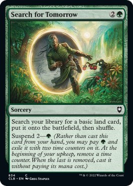 Search for Tomorrow (Commander Legends: Battle for Baldur's Gate) Light Play