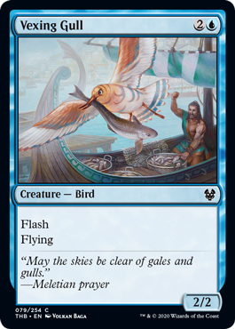 Vexing Gull (Theros Beyond Death) Light Play Foil