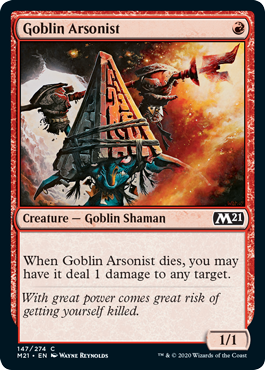 Goblin Arsonist (Magic 2021 Core Set) Near Mint Foil