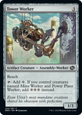 Tower Worker (The Brothers' War) Near Mint Foil