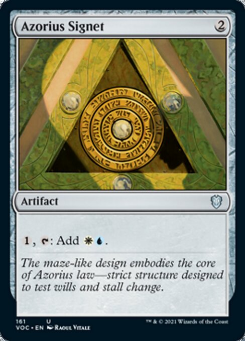Azorius Signet (Commander 2021 Crimson Vow) Light Play