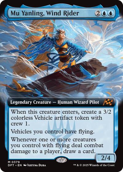 Mu Yanling, Wind Rider (Extended Art) (Aetherdrift) Near Mint