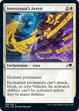 Intercessor's Arrest (Kamigawa: Neon Dynasty) Near Mint Foil