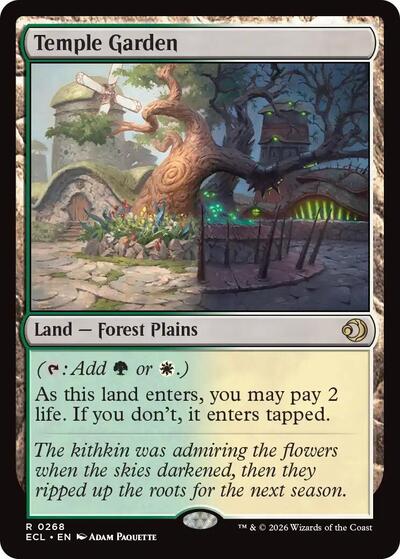 Temple Garden (Lorwyn Eclipsed) Near Mint Foil