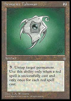 Hematite Talisman (Ice Age) Light Play