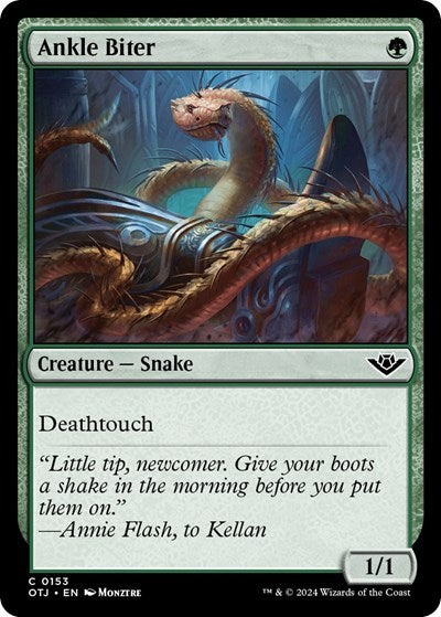 Ankle Biter (Outlaws of Thunder Junction) Light Play Foil