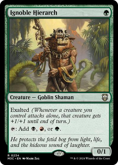 Ignoble Hierarch (Commander: Modern Horizons 3) Near Mint