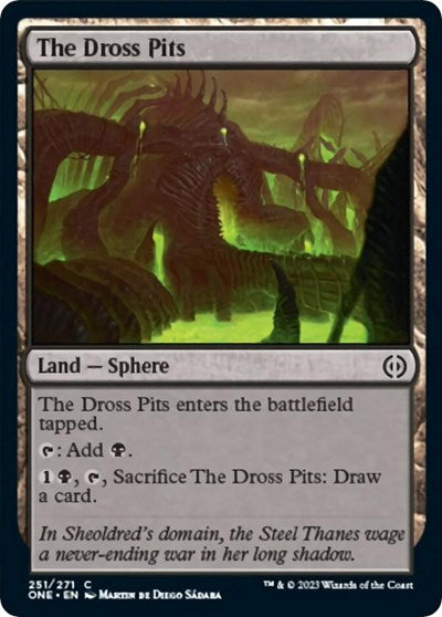 The Dross Pits (Phyrexia: All Will Be One) Near Mint Foil