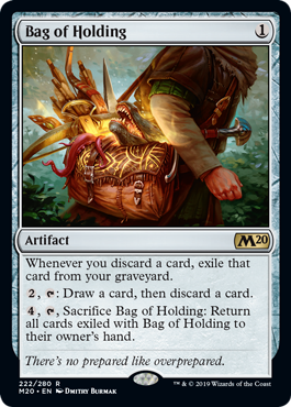 Bag of Holding (Magic 2020 Core Set) Light Play