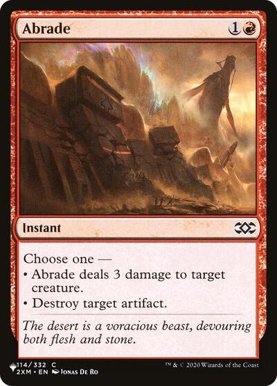 Abrade (2XM) (The List) Near Mint