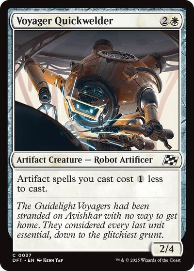 Voyager Quickwelder (Aetherdrift) Near Mint Foil