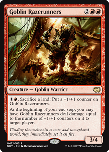 Goblin Razerunners (Duel Decks: Merfolk vs Goblins) Light Play